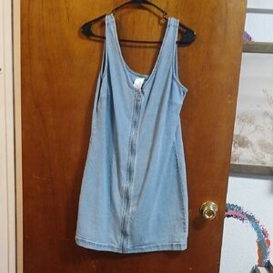 No Boundaries Blue Denim Dress